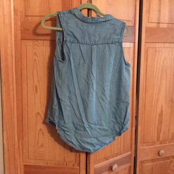 Denim Button Down Shirt - Picture 3 of 3